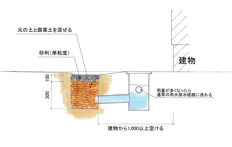 雨庭断面